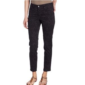 NYDJ Not Your Daughters Jeans Women's Alisha Fitted Ankle Primrose Print Pant